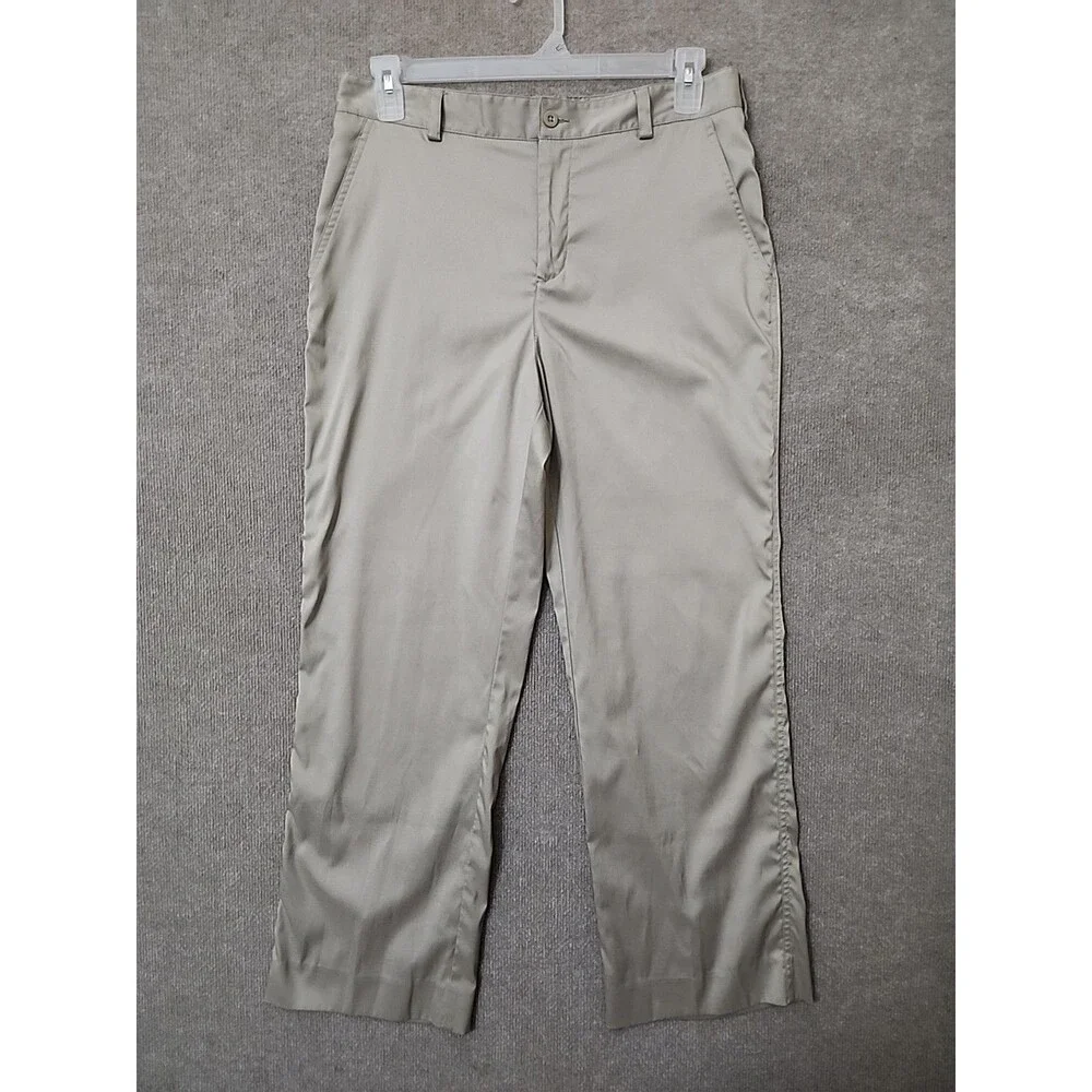 Nike Dri Fit Golf Pants Mens 32x30 Tan Performance Stretch Lightweight